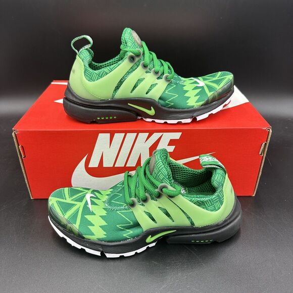 Nike Air Presto Naija Shoes XXS Mens 3-5 Womens 4.5-6.5 Pine Green CJ1229-300 - Picture 1 of 6